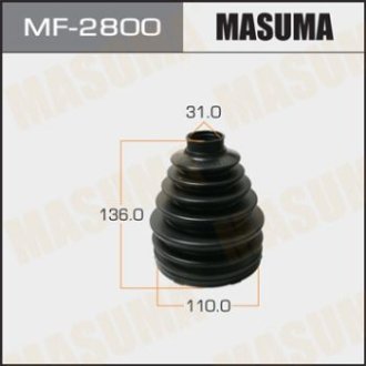 Пильовик ШРУСу MF-2800 (пластик) + спецхомут (MF-2800) MASUMA MF2800