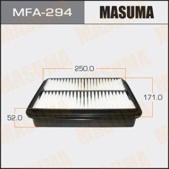 Фільтр повітряний MITSUBISHI ASX (GA_W_) 1.8 DI-D 4WD, 1.8 DI-D, 2.2 Di-D 4WD (10-18)/MITSUBISHI OUTLANDER III (MFA-294) MASUMA MFA294