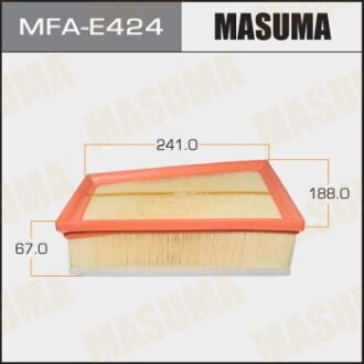 Фільтр повітряний A0459 RENAULT/ MEGANE II/ V1600 08- (MFA-E424) MASUMA MFAE424