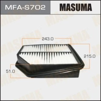 Фільтр повітряний SUZUKI/ ESCUDO/ TDB4W, TDA4W 08- (MFA-S702) MASUMA MFAS702