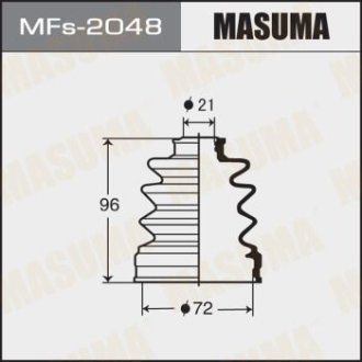 Пильовик ШРУСу (силікон))SUBARU OUTBACK (BR) 2.5 i AWD (13-18), SUBARU FORESTER (08-13) (MFs-2048) MASUMA MFs2048