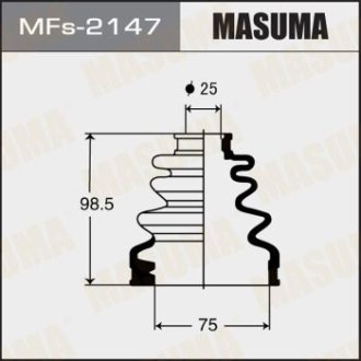 Пильовик ШРУСу (силікон))INFINITI Q70 (Y51) 5.6 AWD (15-20), INFINITI Q50 (03-18) (MFs-2147) MASUMA MFs2147