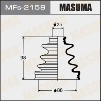 Пильовик ШРУСу зовнішнього (силікон) Toyota Camry (01-05), Prius (09-15) (MFs-2159) MASUMA MFs2159