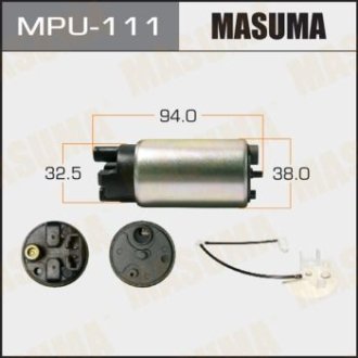 Бензонасос электрический (+сеточка) Toyota (MPU-111) MASUMA MPU111