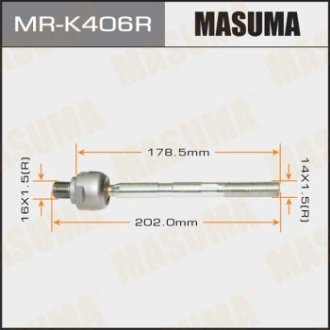 Тяга рульова HYUNDAI, KIA/ RIO RH (MR-K406R) MASUMA MRK406R