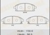 Колодки тормозные передн Nissan X-Trail (00-07) (MS-2389) MASUMA MS2389 (фото 1)