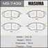 Колодки тормозные передн Subaru Forester (12-), Impreza (08-14), Legacy (09-14) (MS-7499) MASUMA MS7499 (фото 1)