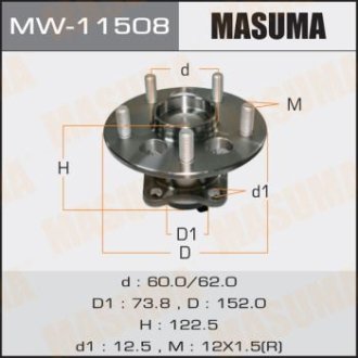 Ступиця колеса задн TOYOTA COROLLA/ NRE150L (MW-11508) MASUMA MW11508