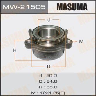 Ступиця колеса заднього у зборі з підшипником Infinity FX 35 (02-08) (MW-21505) MASUMA MW21505