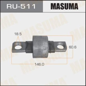 Сайлентблок заднього подовжнього важеля лівий Mazda 6 (02-07) (RU-511) MASUMA RU511