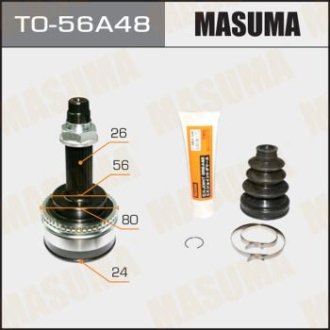 ШРУС 24x56x26x48 TOYOTA CAMRY ACV30. 2001-2006TOYOTA AVENSIS (03-08), TOYOTA CAM MASUMA TO56A48