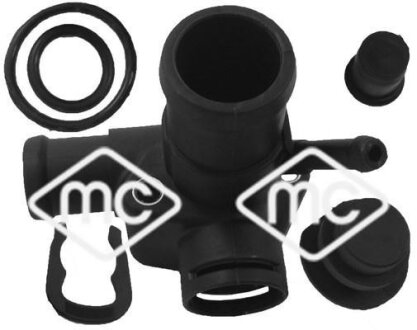 Фланець системи охолодження VW Golf/Passat/Sharan AUDI 80/A6/A4 1.9TDI 91-10 (трійник) Metalcaucho 03542