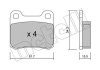 Комплект тормозных колодок (дисковых).) Metelli 22-0092-1 (фото 2)