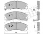 Комплект гальмівних колодок (дискових) Metelli 22-0134-0 (фото 3)