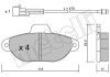 Комплект гальмівних колодок з 4 шт. дисків Metelli 22-0159-0 (фото 1)