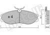 Комплект гальмівних колодок (дискових) Metelli 22-0198-0 (фото 1)