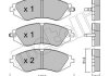 Комплект гальмівних колодок (дискових) Metelli 22-0294-0 (фото 2)