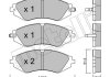 Комплект гальмівних колодок (дискових) Metelli 22-0294-0 (фото 3)