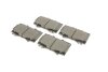 Комплект тормозных колодок (дискових) Metelli 22-0452-0 (фото 2)