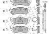 Комплект тормозных колодок (дисковых).) Metelli 22-0570-1K (фото 2)