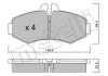 Комплект гальмівних колодок (дискових) Metelli 22-0573-0 (фото 2)