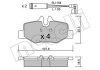 Комплект гальмівних колодок (дискових) Metelli 22-0576-0K (фото 2)