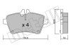 Комплект гальмівних колодок (дискових) Metelli 22-0646-0 (фото 2)