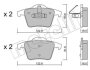 Комплект тормозных колодок (дисковых) Metelli 22-0688-0 (фото 2)