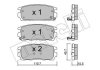 Комплект гальмівних колодок (дискових) Metelli 22-0779-0 (фото 2)