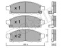 Комплект тормозных колодок (дисковых) Metelli 22-0791-0 (фото 2)