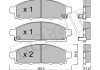 Комплект гальмівних колодок (дискових) Metelli 22-0791-1 (фото 1)