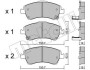 Комплект гальмівних колодок (дискових) Metelli 22-0795-0 (фото 2)