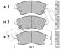 Комплект гальмівних колодок (дискових) Metelli 22-0838-0 (фото 2)