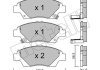 Комплект тормозных колодок (дисковых).) Metelli 22-0865-0 (фото 1)