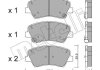 Комплект гальмівних колодок (дискових) Metelli 22-0944-0 (фото 2)