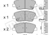 Комплект гальмівних колодок (дискових) Metelli 22-1026-0 (фото 1)