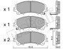 Комплект тормозных колодок (дисковых) Metelli 22-1082-0 (фото 2)