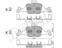 Комплект тормозных колодок (дисковых) Metelli 22-1145-0 (фото 2)