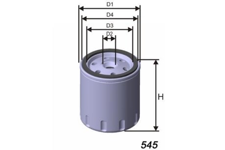 Фільтр масляний MISFAT Z188