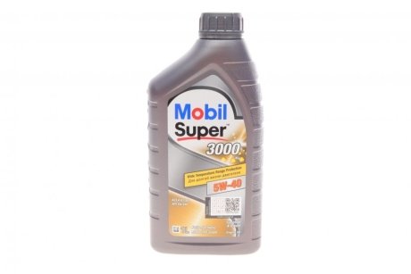 Масло моторное SUPER 3000 Х1 5W40/1л MOBIL 152567