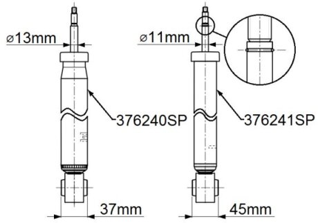 Амортизатор MONROE 376240SP
