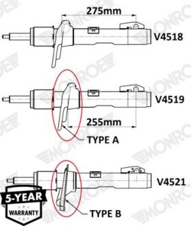 Амортизатор MONROE V4519