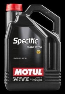 Масло моторное Specific VW 504.00-507.00 5W-30, 5л. MOTUL 106375