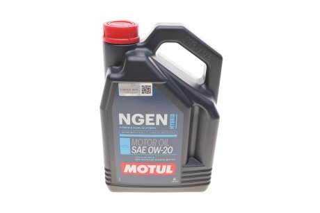 Масло моторное Hybrid 0W-20, 4л. MOTUL 333107