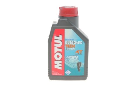 Масло 4T Outboard Tech 10W30 1 L MOTUL 852111