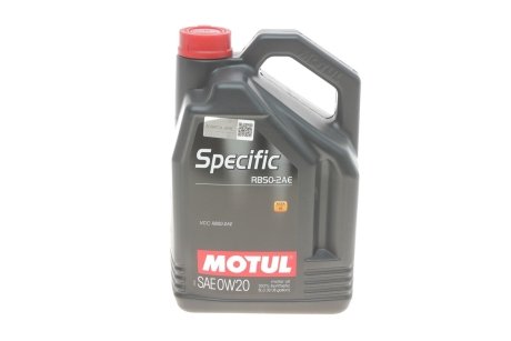 Масло Specific RBS0-2AE SAE 0W20 5 L MOTUL 867451