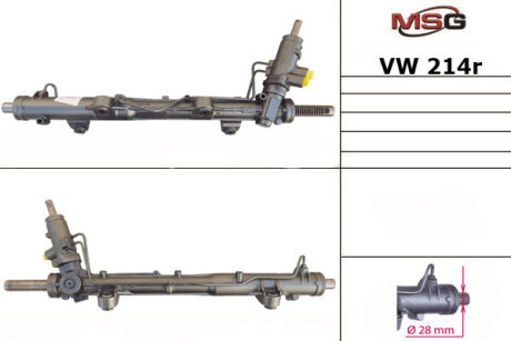 Рульова рейка з ГПК VW TRANSPORTER T5 03-15 (відновлена з ZF) MSG VW214R