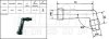 Трубка свічки запалювання, кут: 102°, довга, різьба: 10/12мм, з"єднання: гвинт, корпус: ебонітовий, колір трубки: чорн HONDA CB 1000/1000 (Pro Link)/1000F/1000K (Goldwing)/1000LTD (Goldwing)/1100 (Gol NGK XD05F (фото 1)