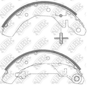 КОЛОДКИ ГАЛЬМІВНІ NiBK FN11821