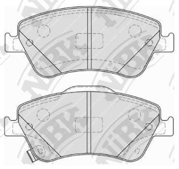 КОЛОДКИ ГАЛЬМІВНІ NiBK PN1834